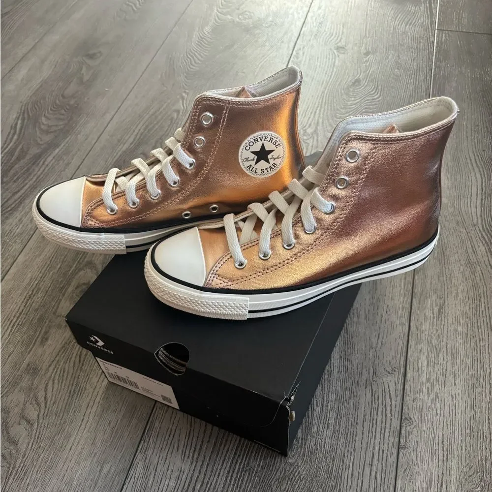 Converse Metallic High-Top Sneakers